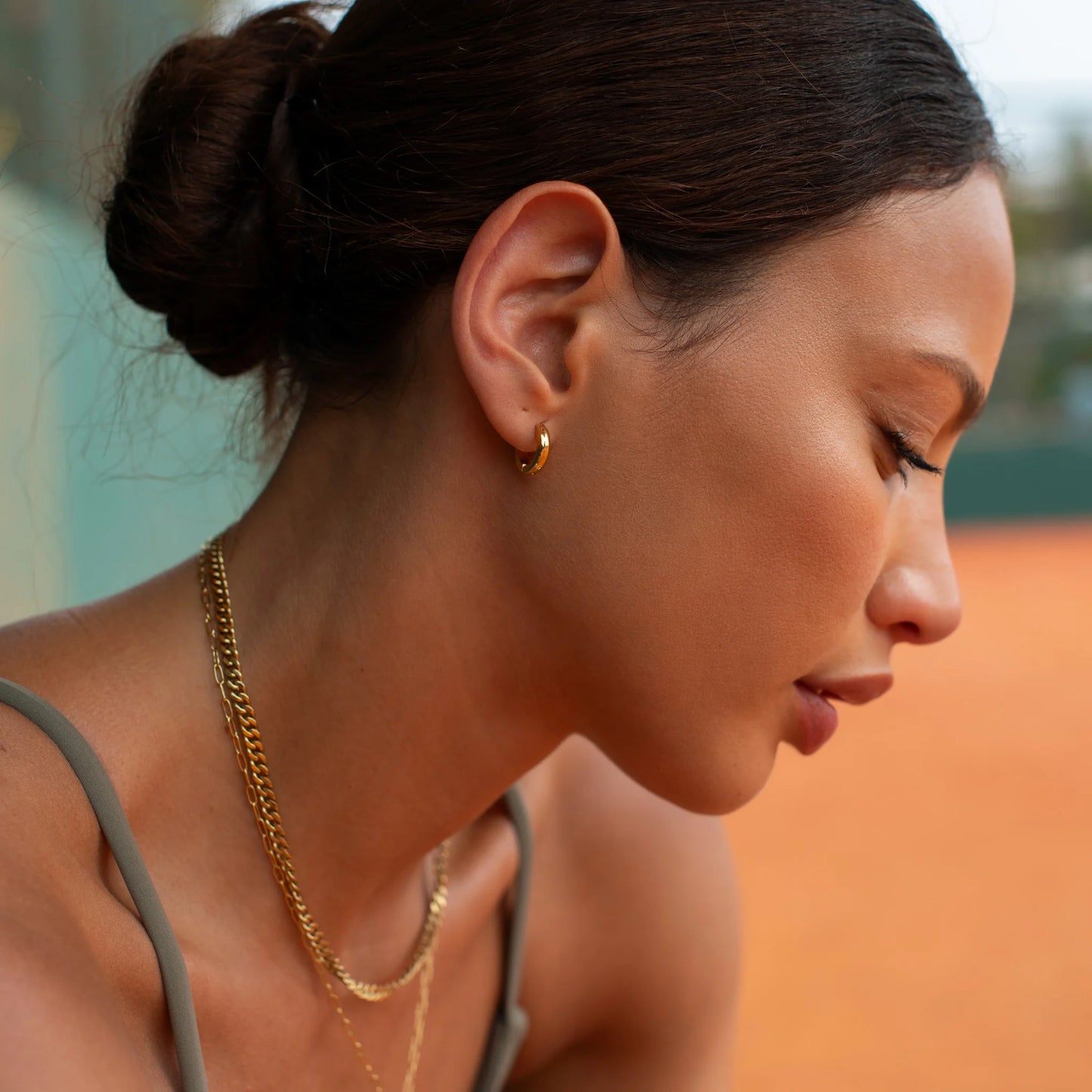 Minimal Bolt Earring