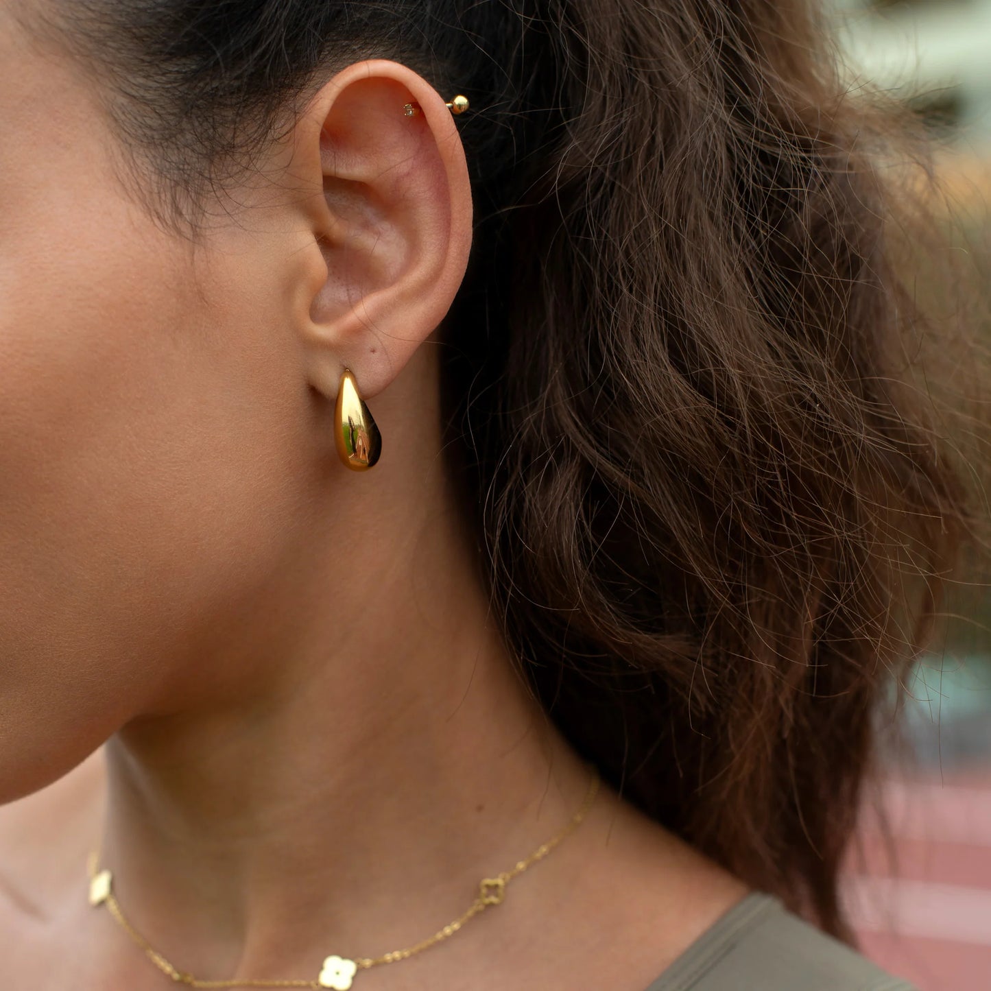 Moon Drop Earring