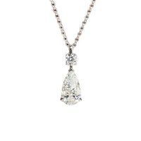 Drop Diamond Minimalist Necklace