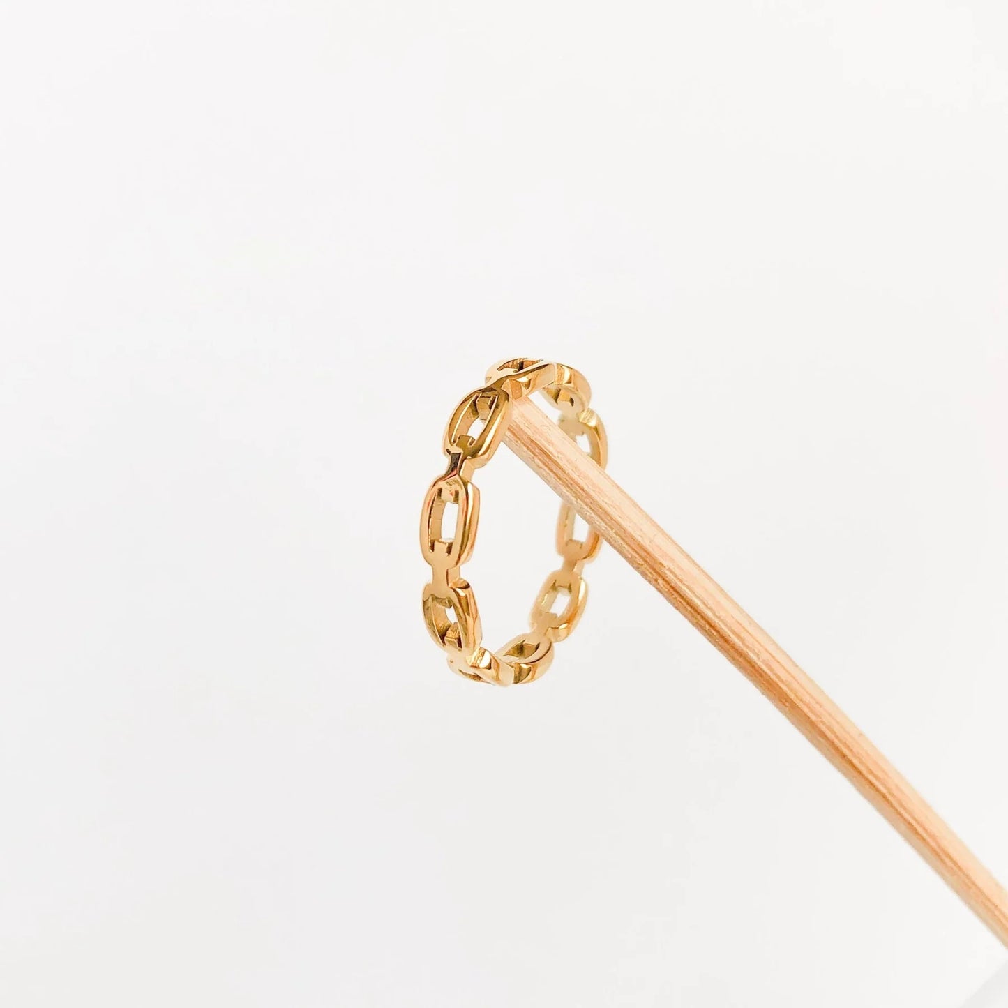 Link Gold Ring