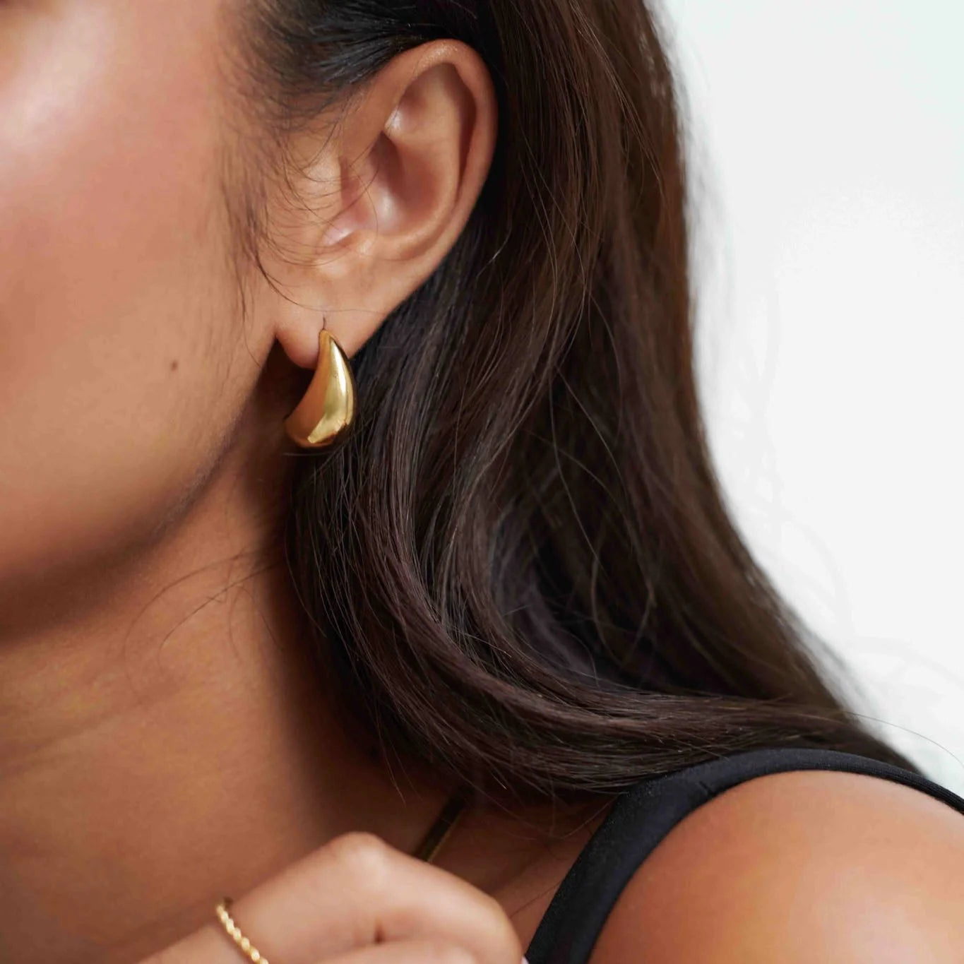 Moon Drop Earring