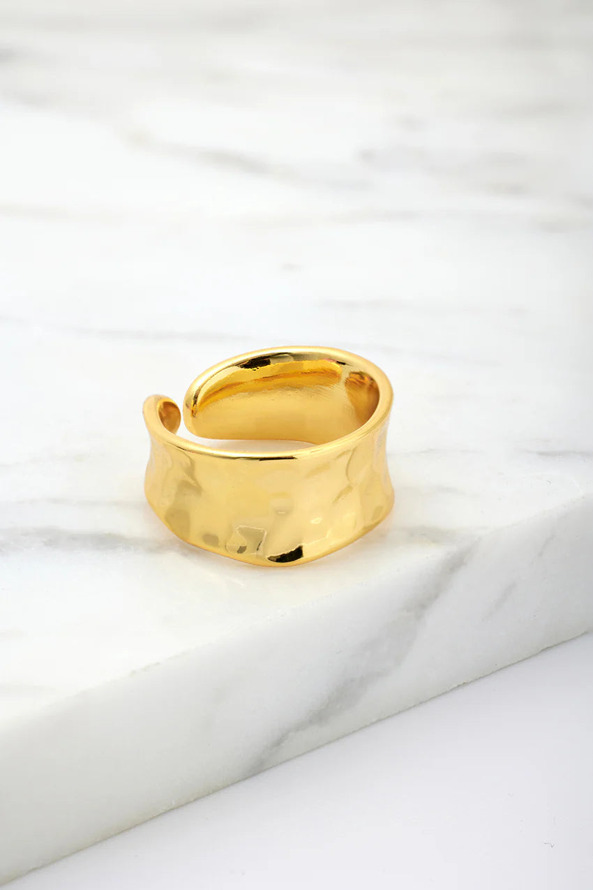 Melt Gold Ring