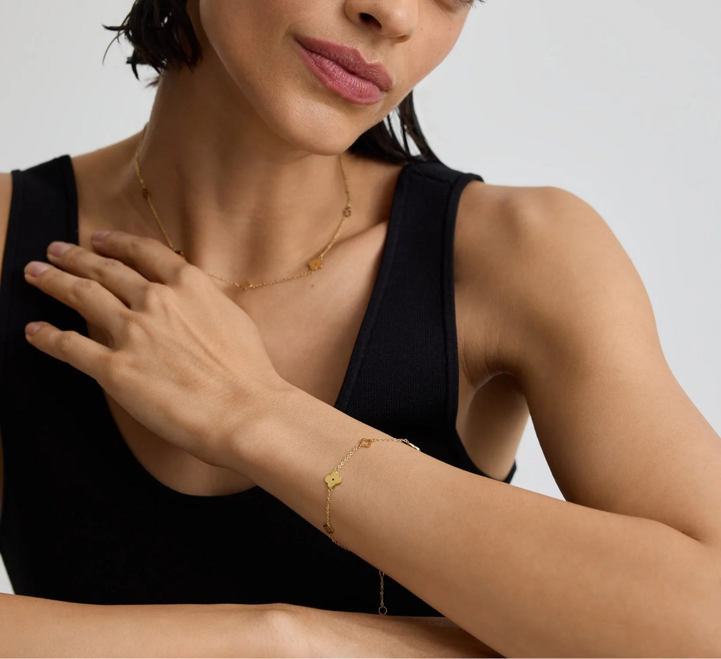 Leaf Flower Bracelet