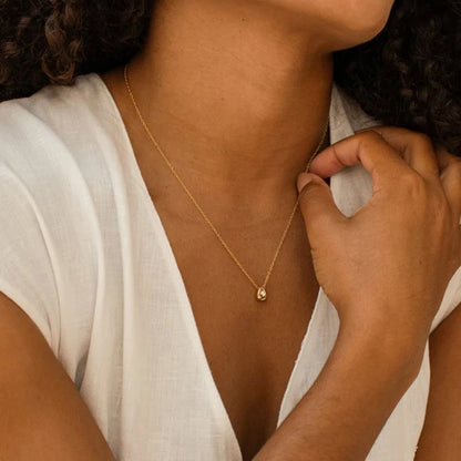 Drop Gold Minimalist Necklace