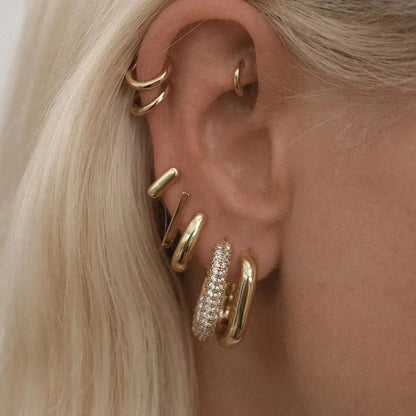 Classic Oval Earring