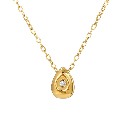 Drop Gold Minimalist Necklace