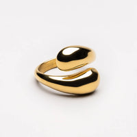 Bend Gold Ring