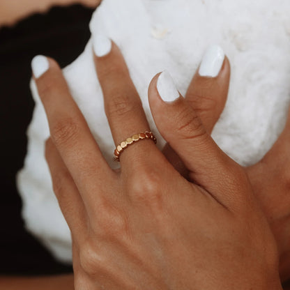 Pill Gold Ring