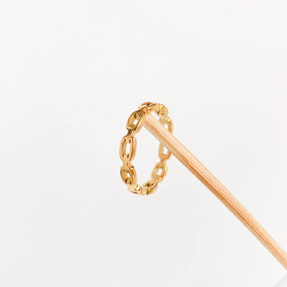 Link Gold Ring